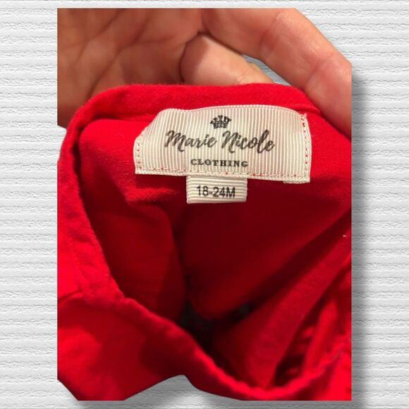 Marie Nicole Navy Nutcracker Romper 18-24 Month Christmas Holiday - Picture 3 of 4